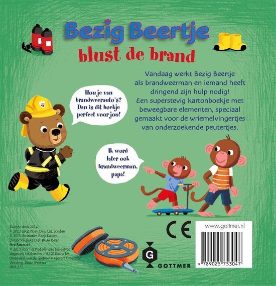 Thumbnail van een extra afbeelding van het spel Kinderboeken Kinderboek Bezig Beertje gaat op reis (kartonboek). 2+