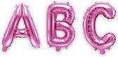 PARTYDECO - Kleine fuchsia aluminium letter ballon - Decoratie > Ballonnen