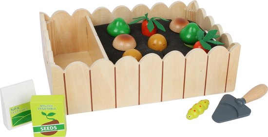 | Groententuin incl. speelset kindermoestuin Houten speelgoed met een missie!