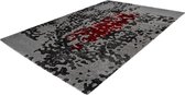 Arte Espina Broadway Vloerkleed 120 x 170 cm Grijs / Rood