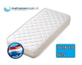Polyether babymatras 70x140x10 (dubbeldoek) - SG25