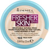 Rimmel Fresher Skin Foundation - 103 True Ivory