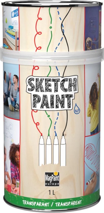 MagPaint | Sketchpaint | Transparant-Glans | 1L (8m²)