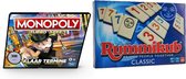 Spelvoordeelset Monopoly Turbo Belgische Editie - Bordspel & Rummikub Original - Gezelschapsspel