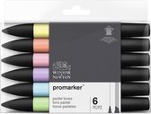 Winsor & Newton promarker™ Pastel tones 6 set