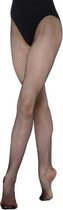 beige Netpanty - Visnetpanty voor Dansers - Silky Dance - Dames - Maat XL