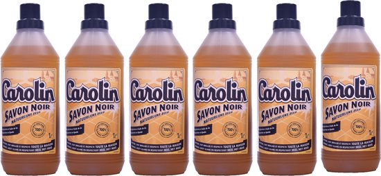 Nettoyant pour sols Carolin au savon noir - 6 x 1L - Value Pack | bol.com