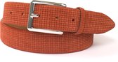 Tijs | Riem leer wafel design brick