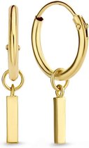 Isabel Bernard 14 Karaat Gouden Monceau Laurine oorringen  - Goud