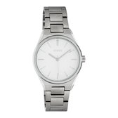 OOZOO Timepieces - Silver watch with silver stainless steel bracelet - C10525