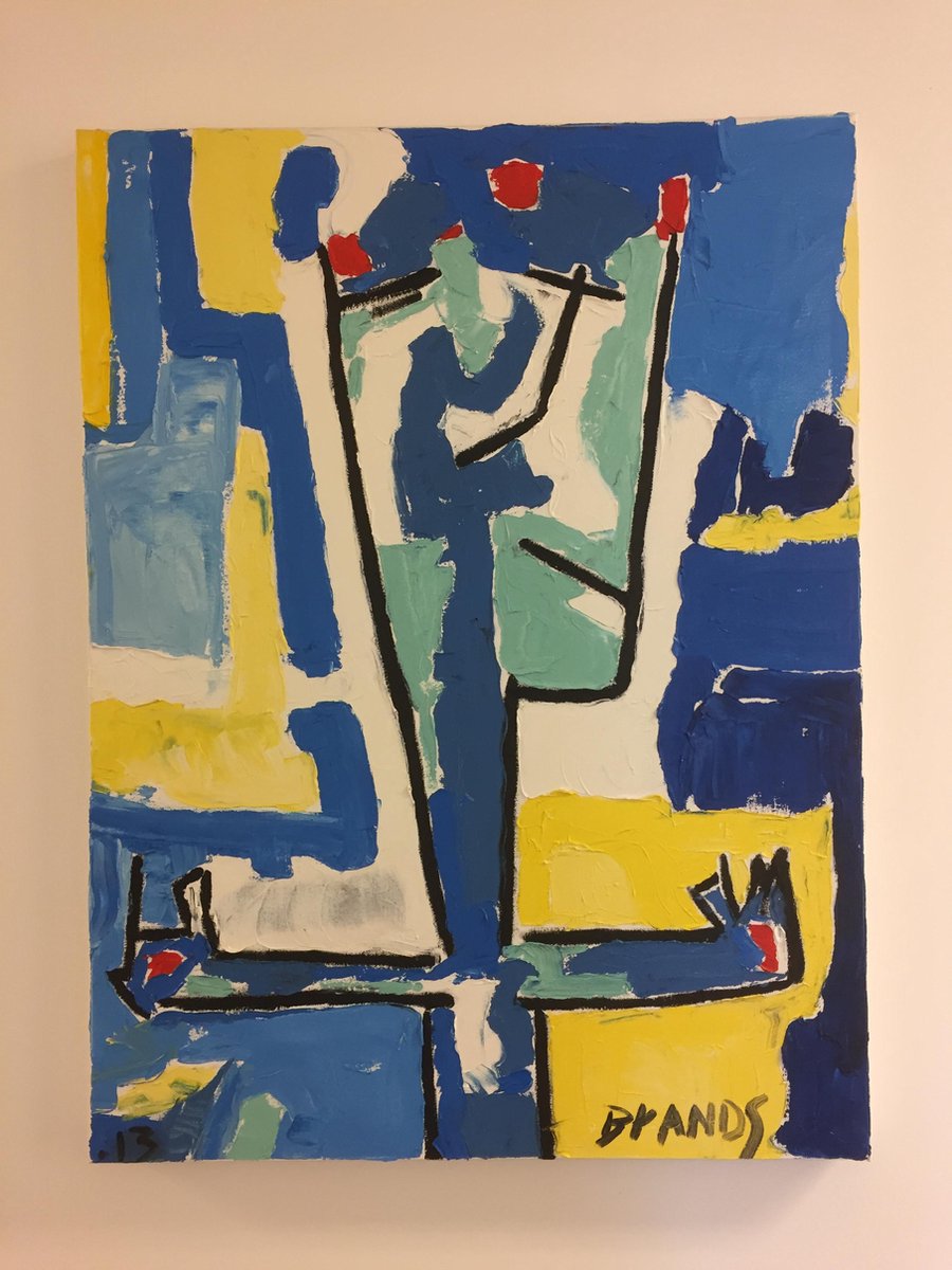 Schilderij olieverf Jim Brands Moderne kunst