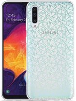 Galaxy A50 Hoesje Triangles - Designed by Cazy