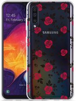Galaxy A50 Hoesje Roses - Designed by Cazy