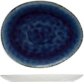 Assiette Cozy and Trendy Spirit Blue Faïence Ovale - 19,5x16,5cm (lot de 6)