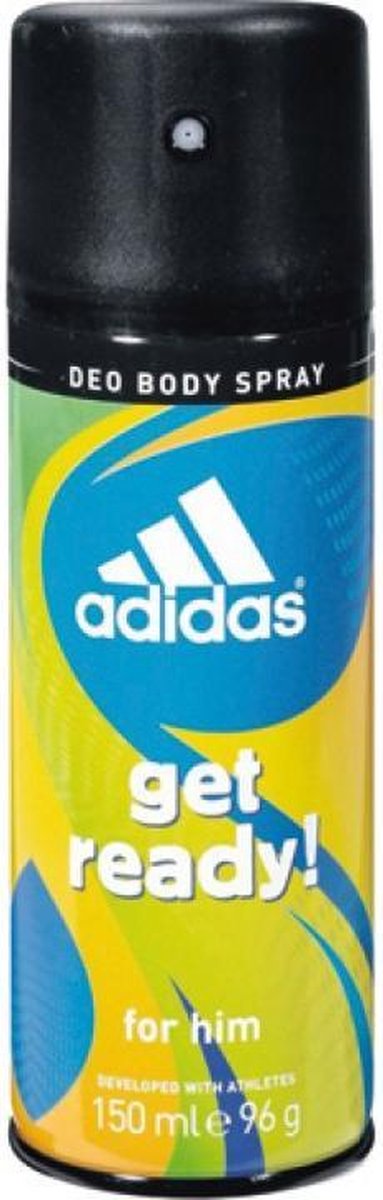adidas get ready for him deodorant spray 3 x 150ml