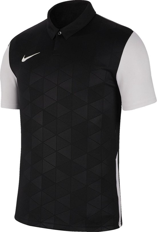 Nike Sportpolo - Maat 152  - Unisex - zwart/ wit