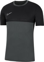 Nike Academy Pro Sportshirt - Maat 140 - Unisex - donker grijs/ zwart