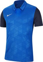 Nike Trophy IV Sportpolo - Maat 116 - Unisex - blauw/ navy