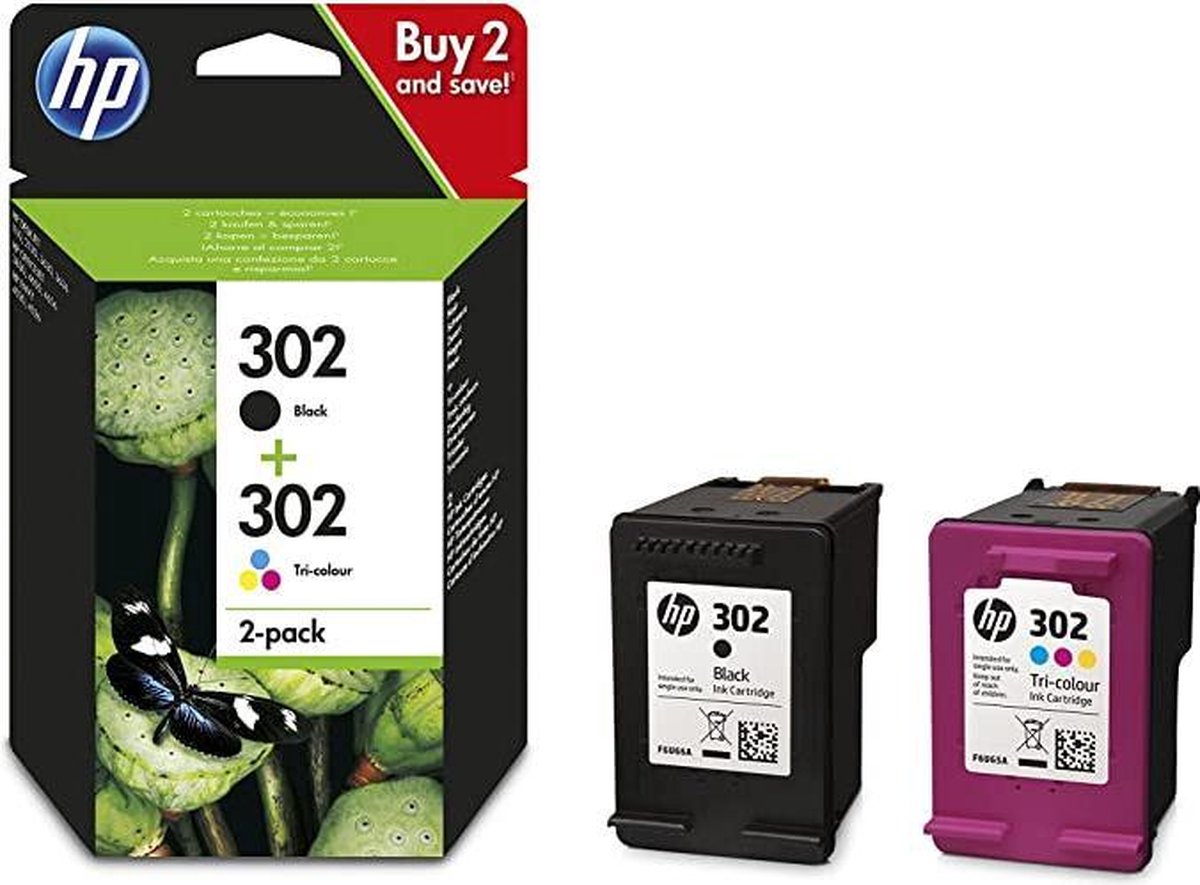 HP 304 - Inktcartridge / driekleuren en zwart 2-pack-combo