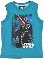 Star Wars - Singlet - Model "Darth Vader Salutes You!" - Turquoise - 104 cm - 4 jaar - 100% Katoen