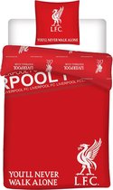 Housse de couette Liverpool FC - Unique - 140 x 200 cm - Rouge