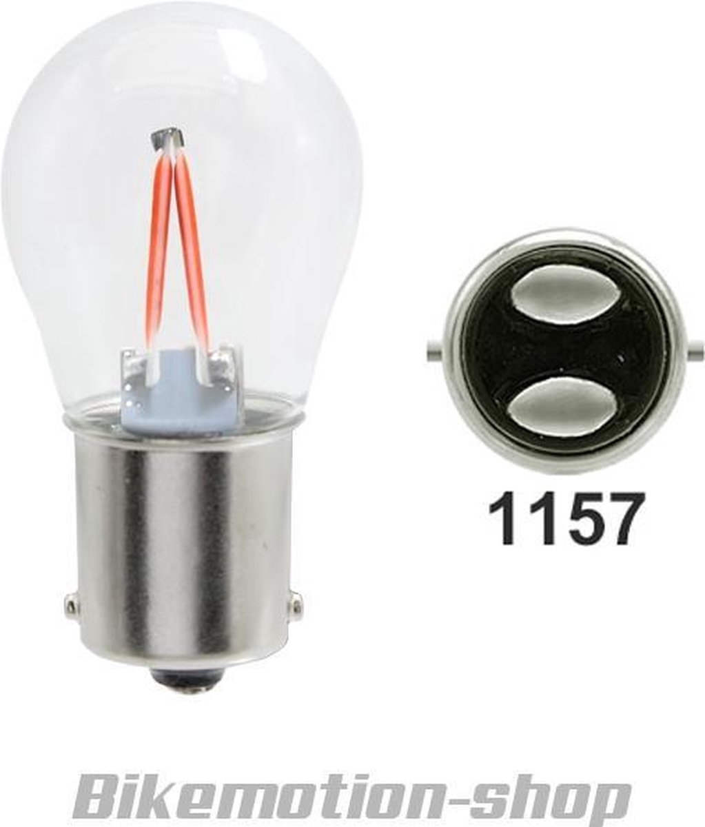 buitenste Harde ring Schrijft een rapport LED BAY15D - Rood - Achterlicht & Remlicht - Lamp - 12 Volt | bol.com