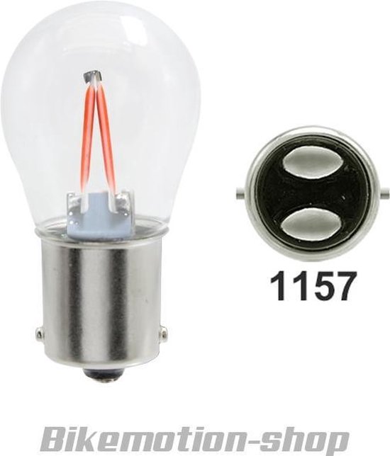 LED BAY15D - Rood - Achterlicht & Remlicht - Lamp - 12 Volt | bol.com