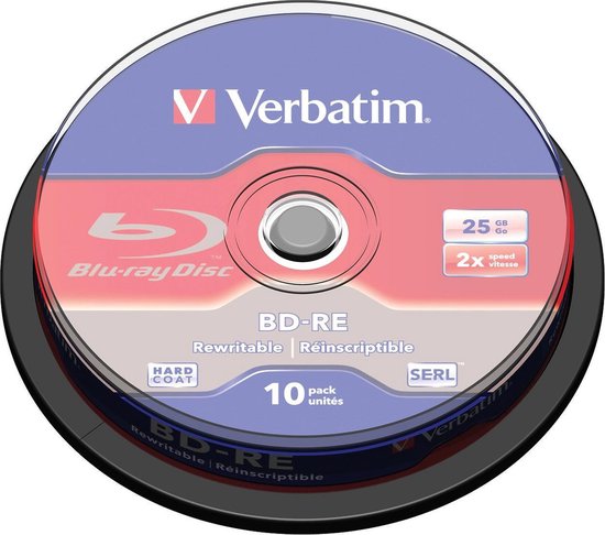 Verbatim 43694 Blu-ray BD-RE disc 25 GB 10 stuk(s) Spindel - Verbatim