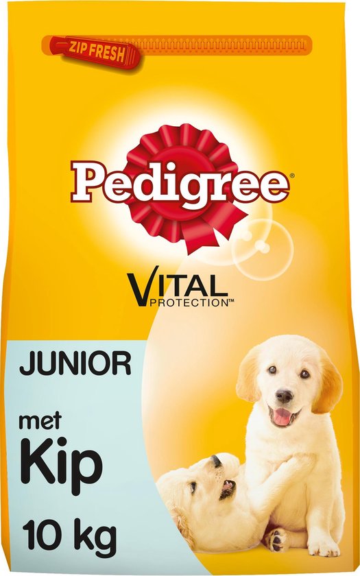 Pedigree Droog Junior Kip/Rijst - 10 KG