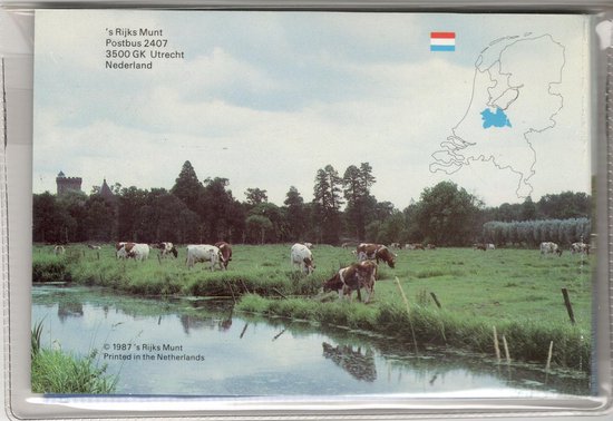 Thumbnail van een extra afbeelding van het spel Nederland Jaarset Munten 1987 FDC - Utrecht