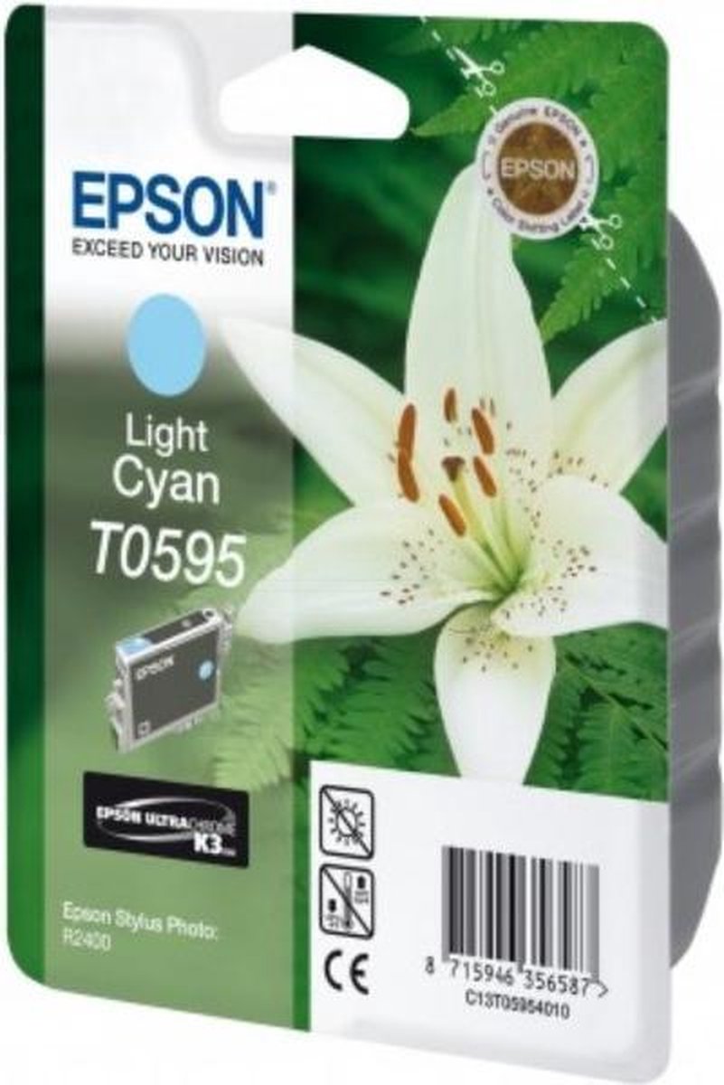 Epson T0595 licht cyaan Cartridge