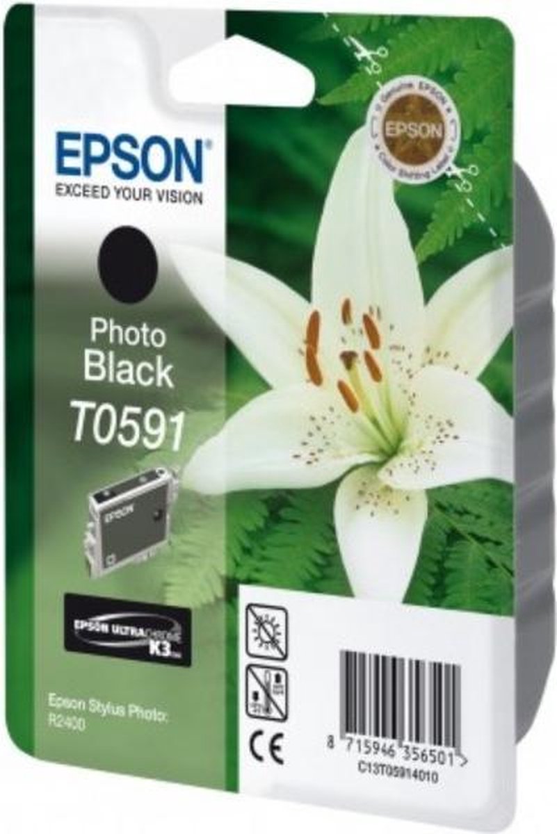 Epson T0591 - Inktcartridge / Zwart