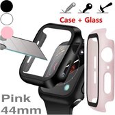 Saliseal Screenprotector + Hoesje - Apple Watch 44 mm - Roze