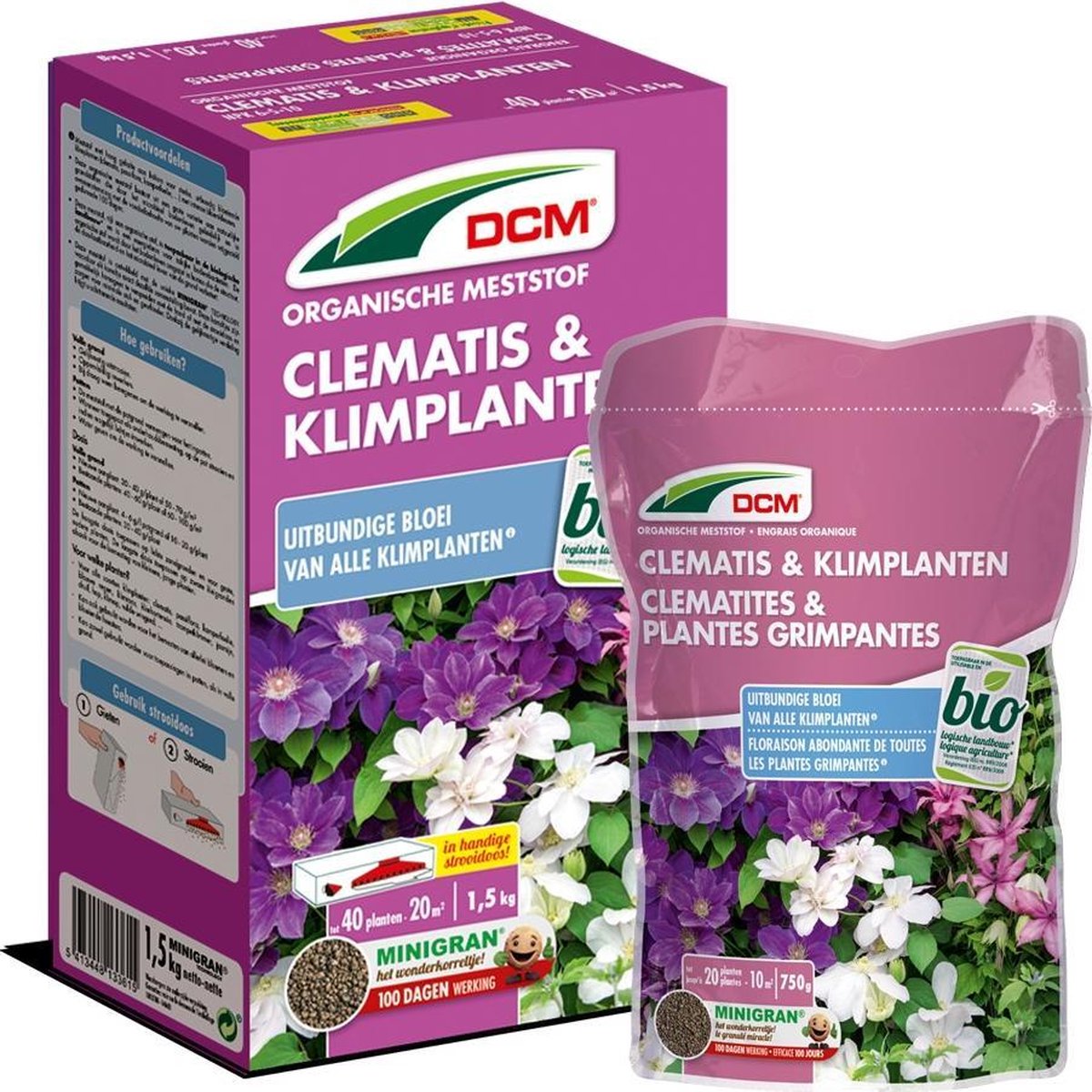 DCM Meststof Geraniums & Bloeiende planten (1,5 KG