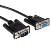StarTech.com Câble série DB9 RS232 noir en liaison directe 3 m - M/F