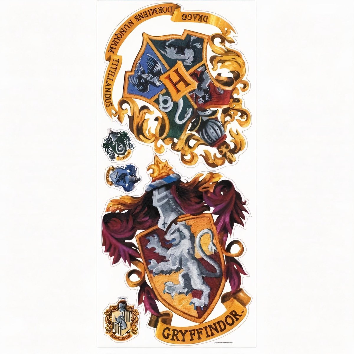 Harry Potter woordwolk spells sticker muursticker raamsticker