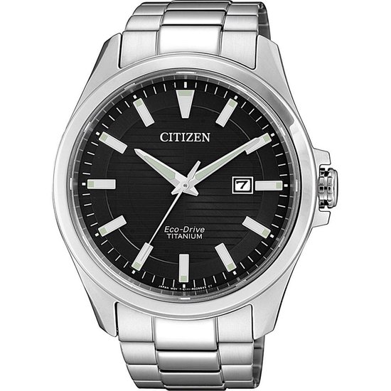 Citizen BM7470-84E Horloge - Titanium - Wit - Ø 42 mm
