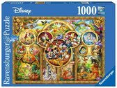 Ravensburger puzzel Disney mooiste Disney Thema's - Legpuzzel - 1000 stukjes