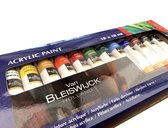 Professionele Acrylverf - Acrylverfset - Acrylic Paint Set - Verf - Verfset - Verven -Schilderen - Kinderen - Hobby - Hoge Kwaliteit Verf - 12 KLEUREN