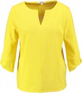 Garcia stevig sunny yellow shirt 3/4 mouw polyester stretch - Maat XS