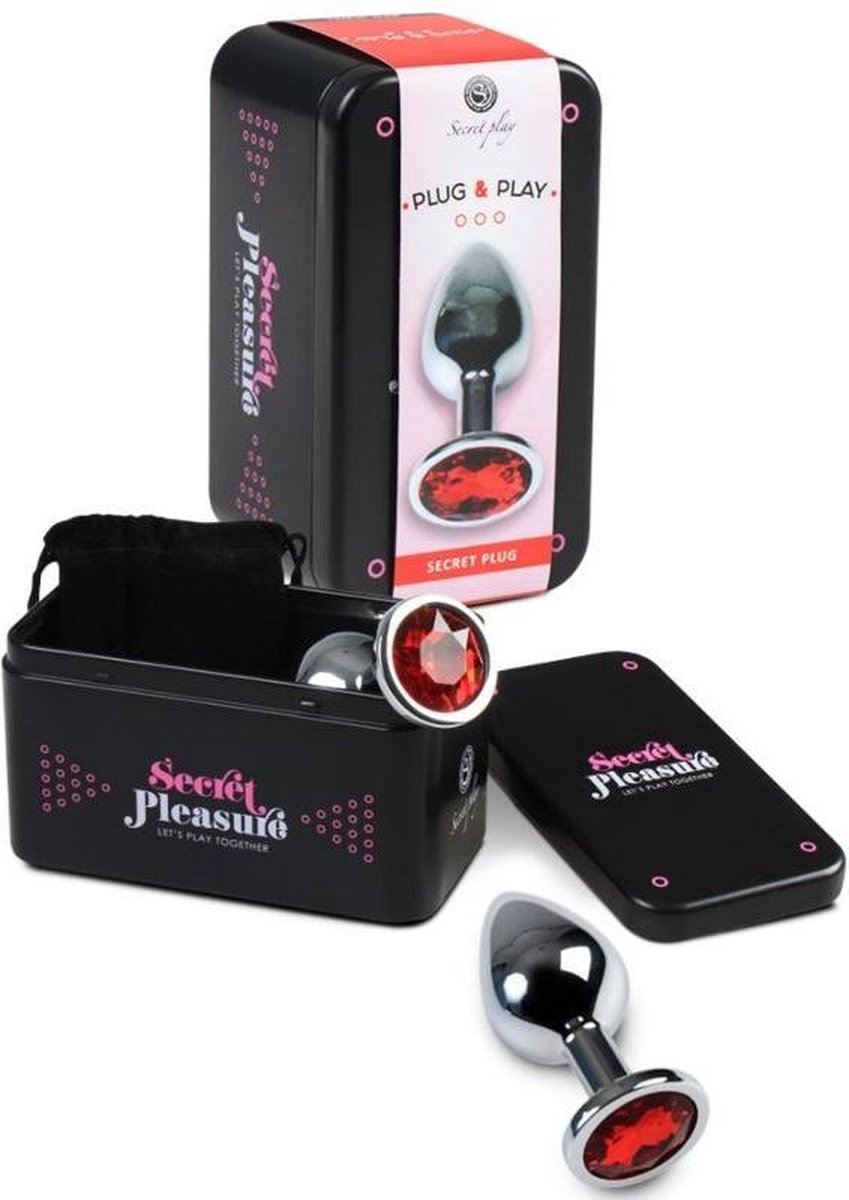 SECRETPLAY TOYS | Secretplay Anal Plug Red M
