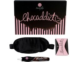 Secretplay - erotische bodypaint - chocolade + blinddoek + spel erotische kaarten (Frans/portugees) / sex / erotiek toys