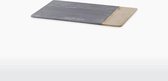 Marmeren Serveerplank - BWARI - Mangohout & Grijs Marmer - Large ( 2 x 35.5 x 22 cm)