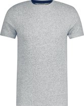 Purewhite -  Heren Slim Fit    T-shirt  - Blauw - Maat XL