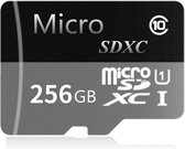 Geheugenkaart - Ultra Micro SDXC 256GB - UHS1 & A1 - met adapter - hoge snelheid - geschikt voor camera