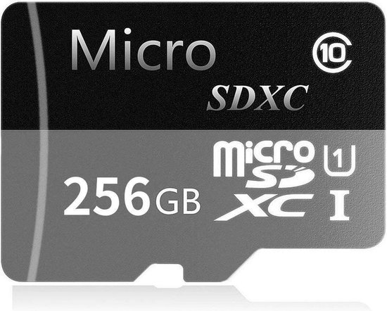 Geheugenkaart - Ultra Micro SDXC 256GB - UHS1 & A1 - met adapter - hoge  snelheid -... | bol.com