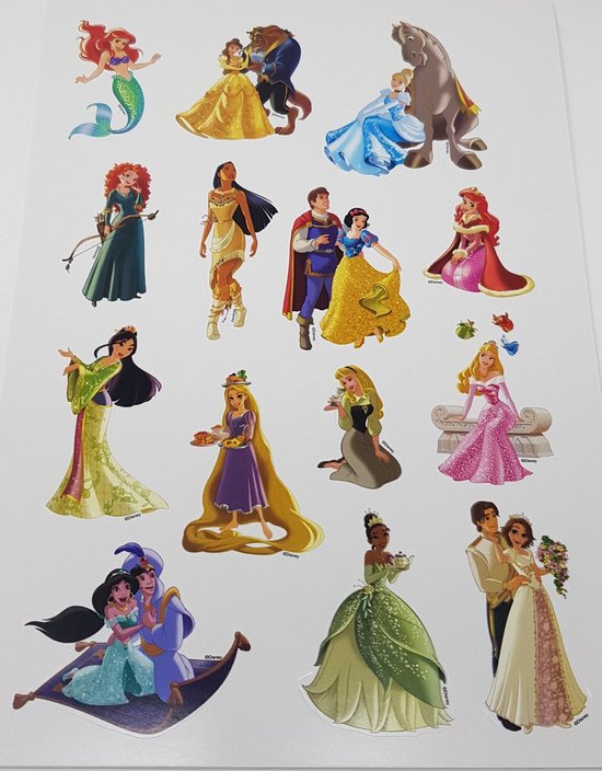 bolcom disney princess super kleurboek met stickers
