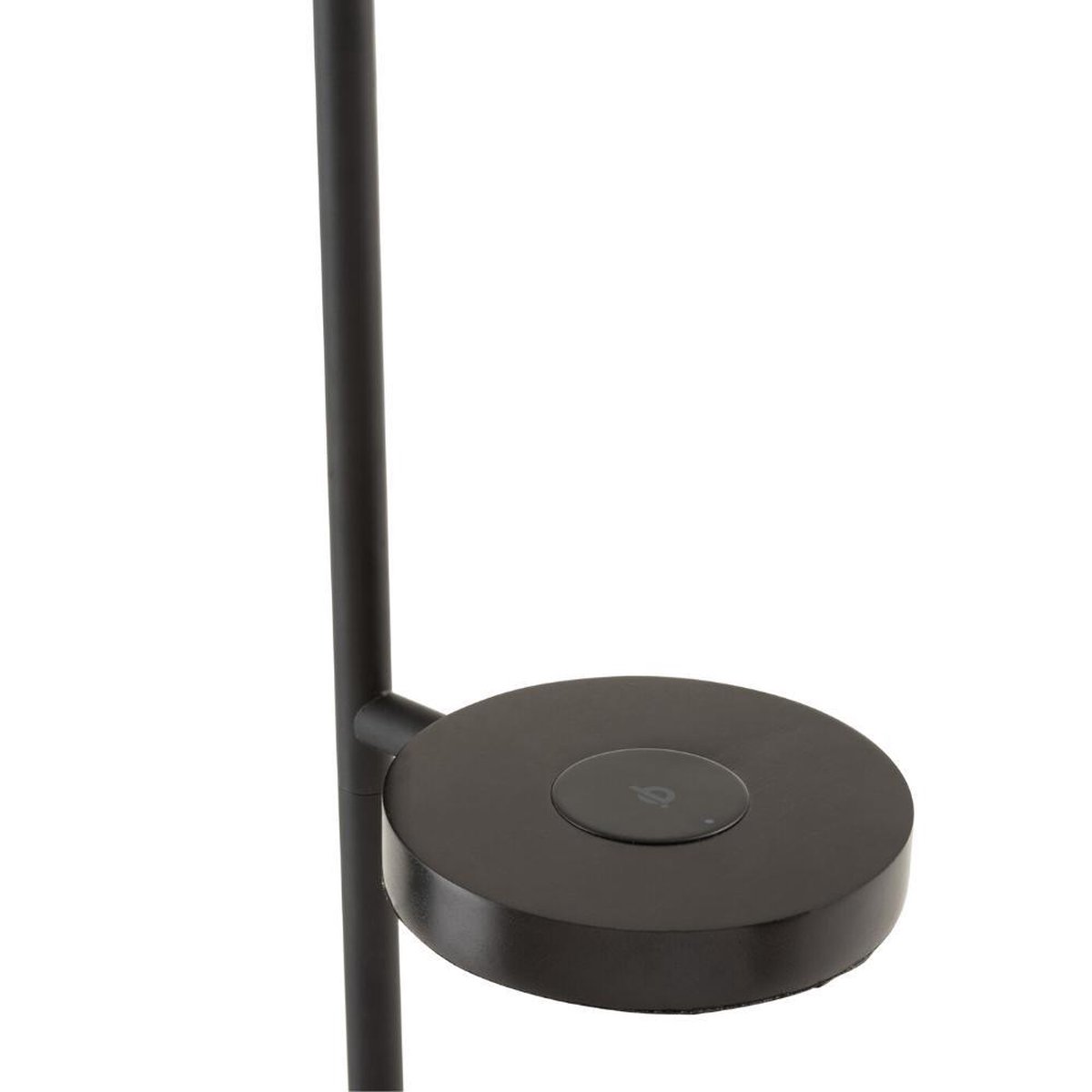 Dulaire Staande Lamp Modern Zwart Metaal - Draadloos + USB oplader | bol.com