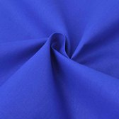 Stof katoen 1,45x20 m blauw