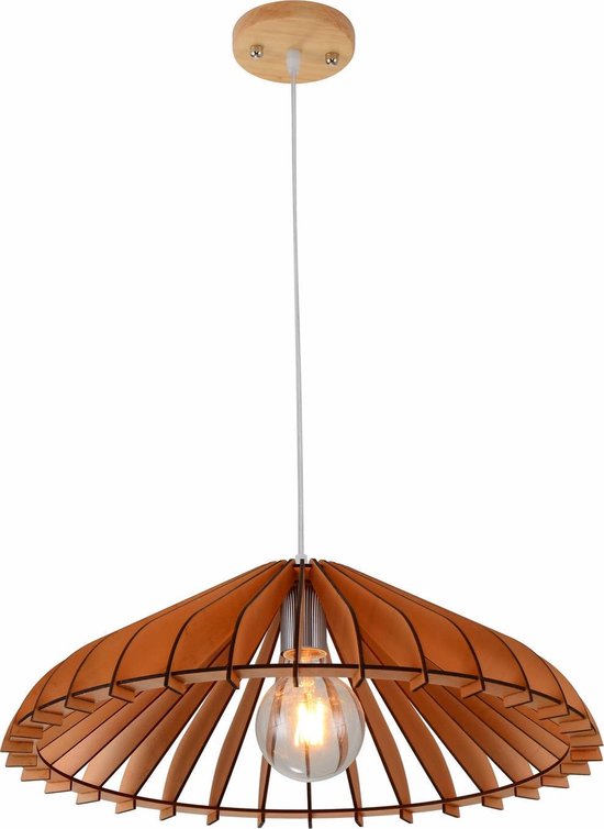 Hanglamp Hout Houtkleur 30 cm - Madera Olmo